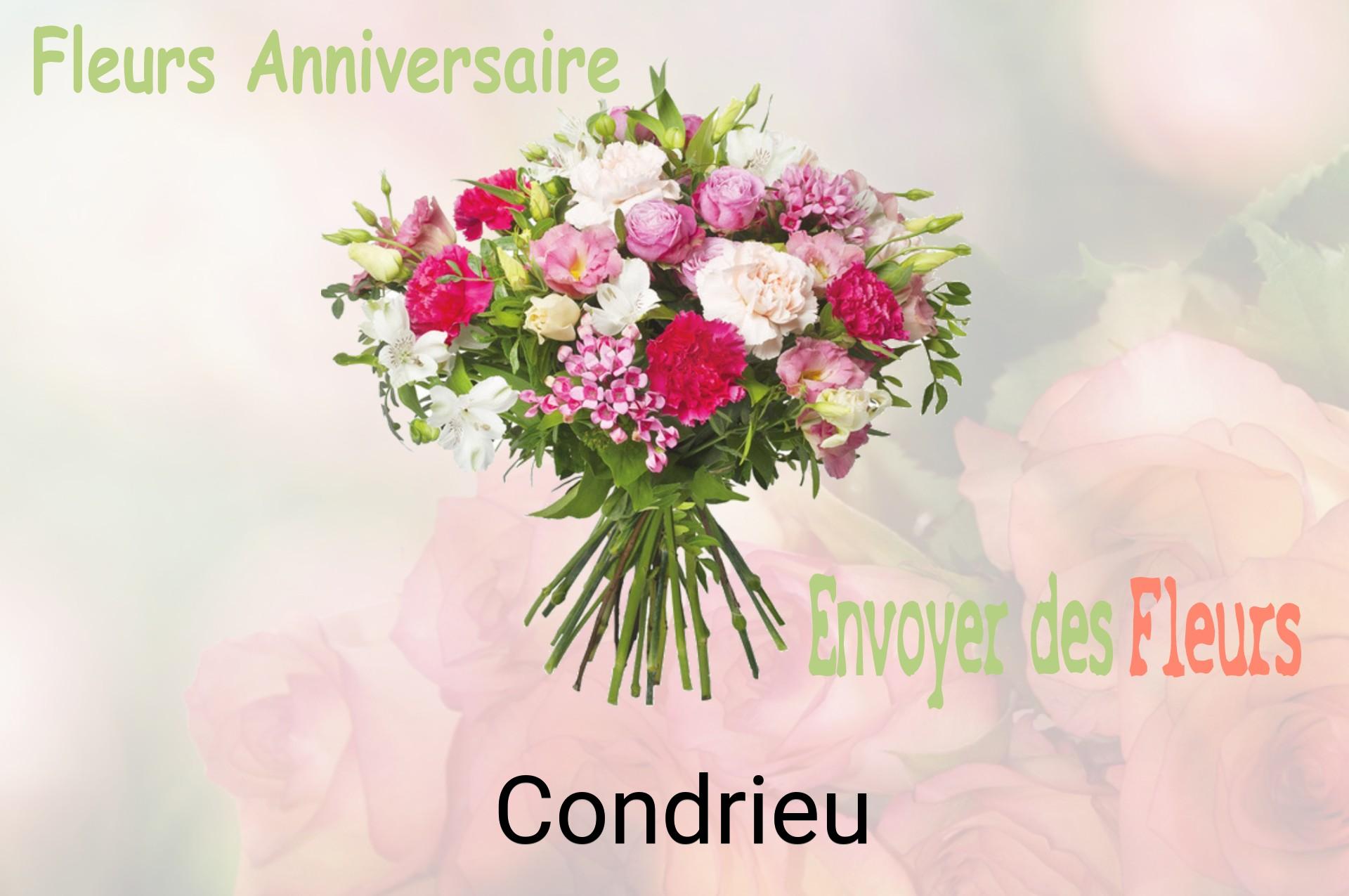 Bouquet de fleurs d’anniversaire livré à Condrieu